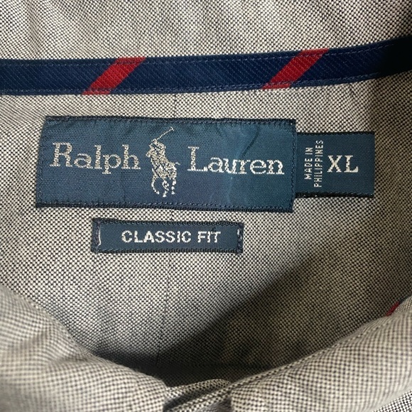 Ralph Lauren Classic Fit Long Sleeve Button Front Shirt 
Sz XL  Like New - Picture 5 of 5